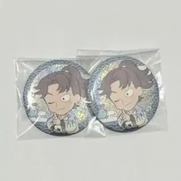 닌자 타마 란타로 애니메이트 카페 야마다 리키치 캔뱃지 2개