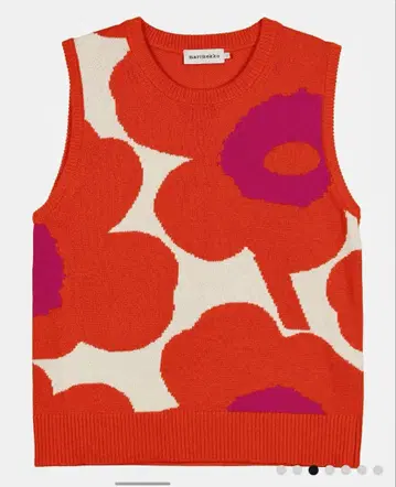 marimekko Pioneeri Unikko 니트 베스트