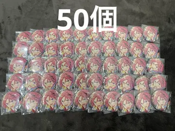 앙스타 이베코레 캔 오우카와 코하쿠 허니비 50개 캔뱃지