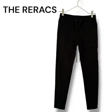 THE RERACS 더 라카스 블랙 스트레치 조거 팬츠 38