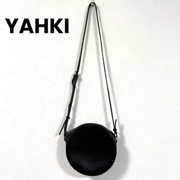 YAHKI 야키 라운드 숄더백 원형 블랙 검정