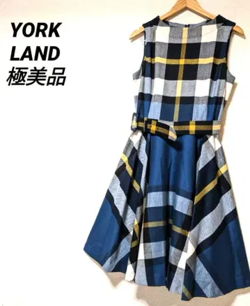 요크랜드 원피스 롱 스커트 YORKLAND 체크 랜덤