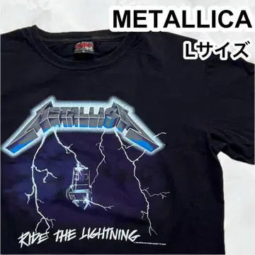 90s Metallica 라이트닝 티셔츠 THUNDER 제 L 사이즈