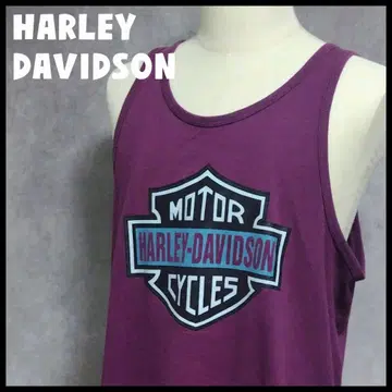 HARLEY DAVIDSON 탱크탑 USA 양면 프린트 HAWAII