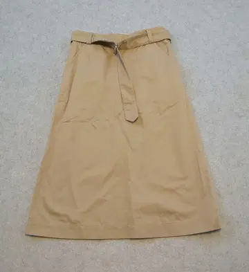 마가렛 하우엘 사다리꼴 스커트 롱 스커트 코튼 린넨