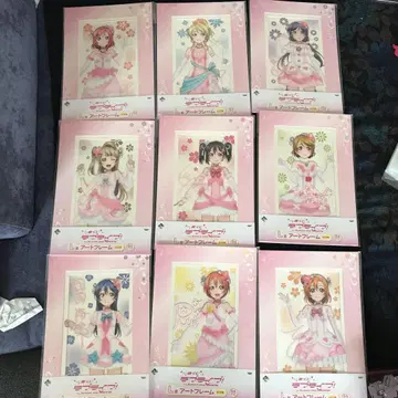 러브 라이브 아트 프레임