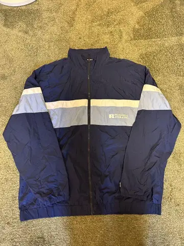 RUSSELL ATHLETIC 나일론 자켓 네이비