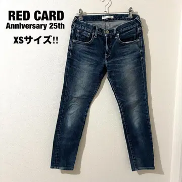RED CARD 레드카드 애니버서리 25주년 데님 XS 코튼