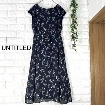 새상품급 UNTITLED 원피스 언타이틀 벨트 원피스