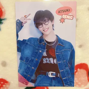 GENIC 마시코 아츠키 혜택 엽서