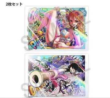 ONE PIECE 홀로그램 클리어 포스터 세트