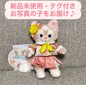 도쿄디즈니씨 컬러풀 해피니스 리나벨 봉제 인형 배지
