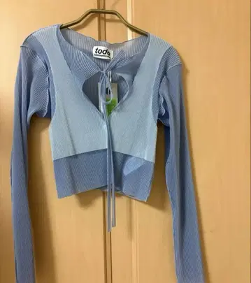 kotohayokozawa 25ss 시어 가디건 블루