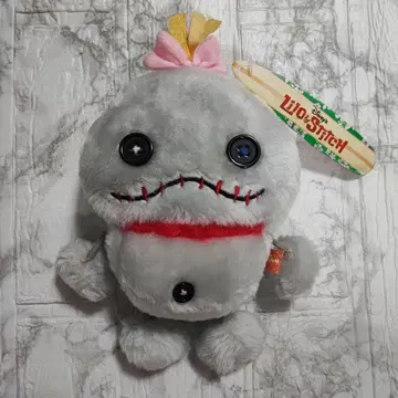 레어 디즈니 릴로와 스티치 스쿱 램프 봉제 인형