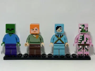 LEGO/마인크래프트 미니 피규어 4체 세트