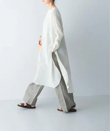 카구레 거즈 롱 튜닉