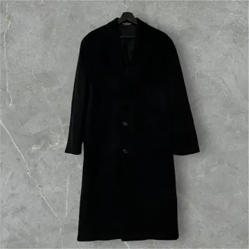 90s 빈티지 체스터 코트 블랙 L CHERESKIN