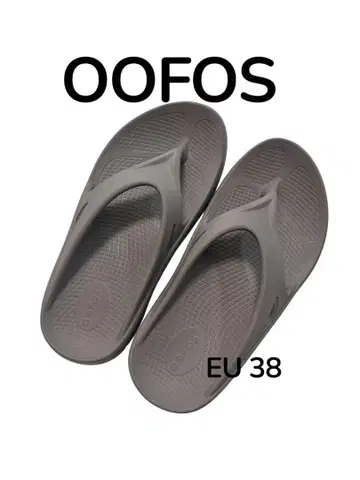 우포스 OOFOOS 베이지 사이즈 38 비치 샌들
