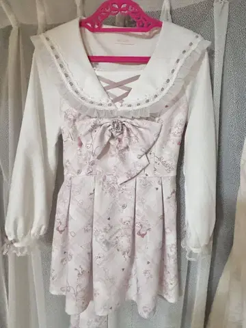 LIZLISA sewingbear 패턴 셋업 핑크