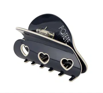 POTETE 3heart clip 네이비 포테테 헤어 클립