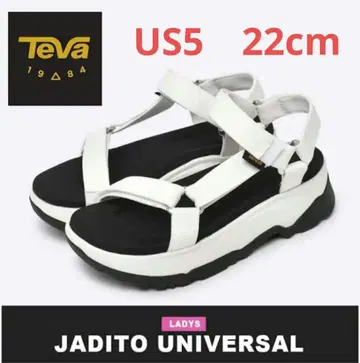 TEVA 테바 자디토 유니버셜 화이트 스포츠 샌들 22cm