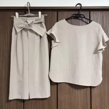 티아라 린넨풍 셋업