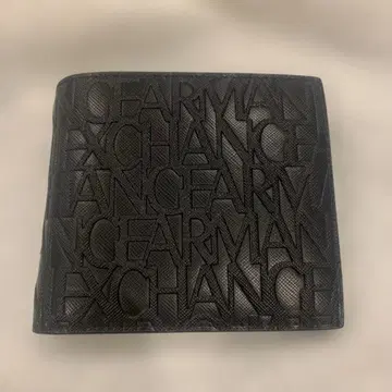Armani Exchange 블랙 접이식 지갑