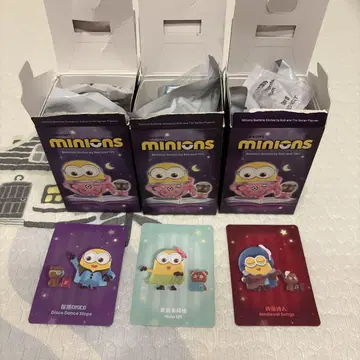 POP MART 미니언 피규어 3종