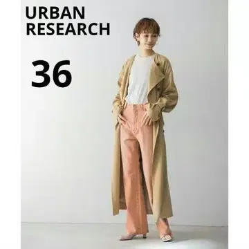 컨디션 최상 어반 리서치 MARITAS DENIM 세미 플레어 데님 팬츠