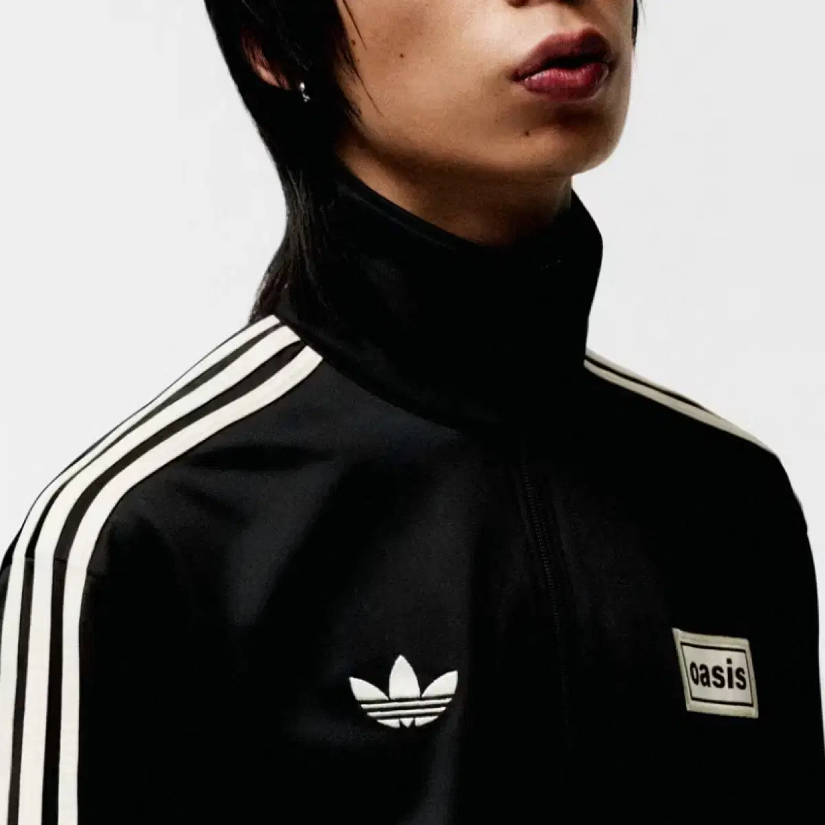 Oasis x adidas Originals Jacquard 黒 Oasis x Adidas Live 25 Tour Jacquard Two Sided Unisex T