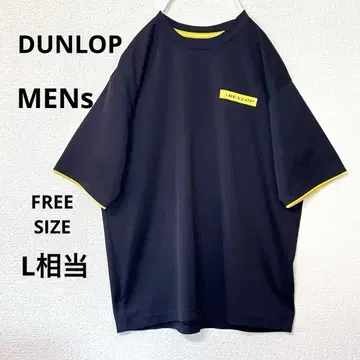 던롭 블랙 남성용 티셔츠 FREE 사이즈 L 상당