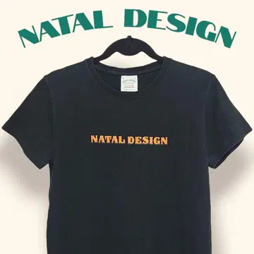 NATAL DESIGN 네이탈 디자인 헤비 웨이트 T셔츠 블랙