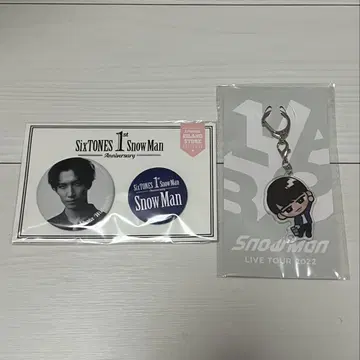 Snow Man 와타나베 쇼타 캔뱃지 아크릴 키링 세트