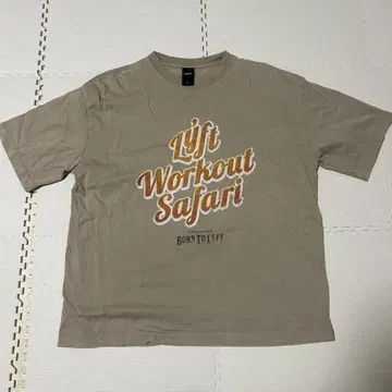 LYFT Workout Safari 티셔츠 베이지