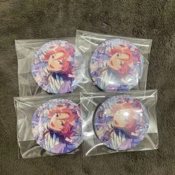 앙스타 중국 캔 오우카와 코하쿠 4개 캔뱃지 이베코레