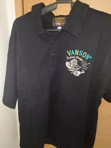VANSON 피케 셔츠 톰과 제리 콜라보
