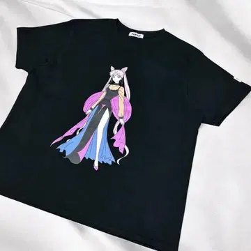 세일러문 푸뉴즈 PUNYUS 블랙 레이디 티셔츠 사이즈 3