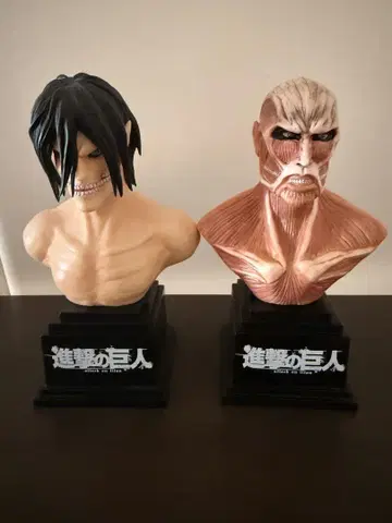 진격의 거인 흉상 피규어 엘렌 초대형 거인