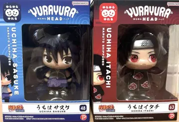 NARUTO 흔들흔들 헤드 피규어 우치하 이타치 우치하 사스케 2개