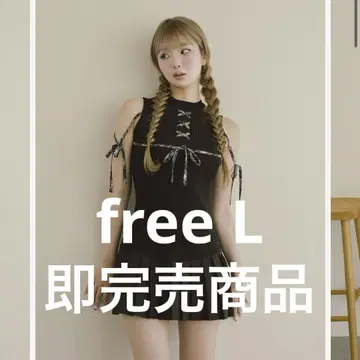Darich 도킹 레이스업 미니 원피스