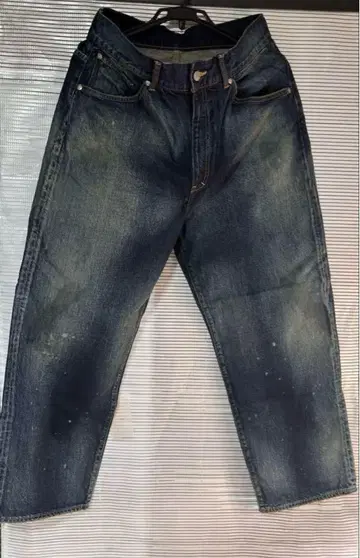 ANCELLM 데님 사이즈 2 AGING TAPERED 5P DENIM