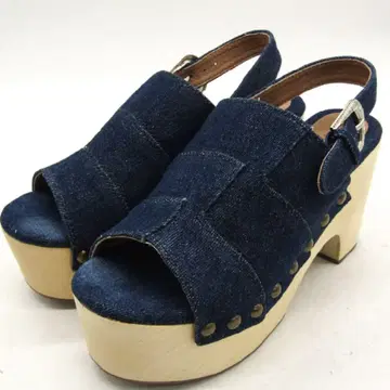 제프리 캠벨 샌들 23.0cm 데님 스트랩 여성용