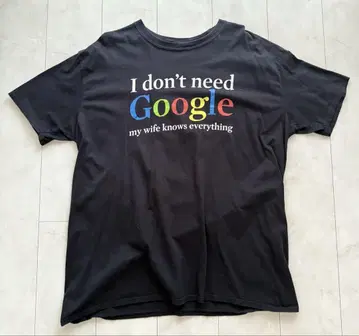 Google 기업 티셔츠 구글
