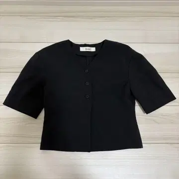 아누케 V넥 컴팩트 셔츠