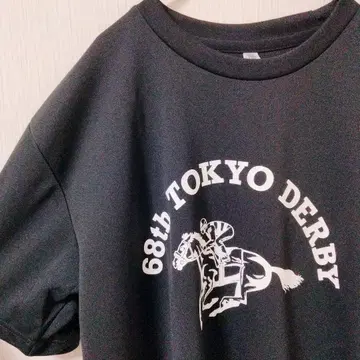 오이 경마장(TCK) 제68회 도쿄 더비 반팔 드라이 티셔츠 블랙