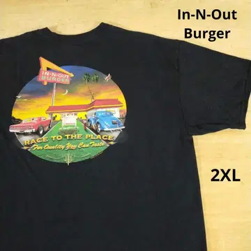In-N-Out Burger 인 앤 아웃 버거 기업 로고 티셔츠 2XL