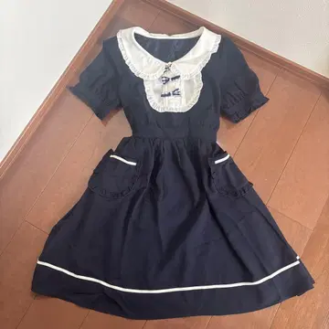 아마벨 원피스 메이드 프릴 리즈리사 핀트 시크릿허니