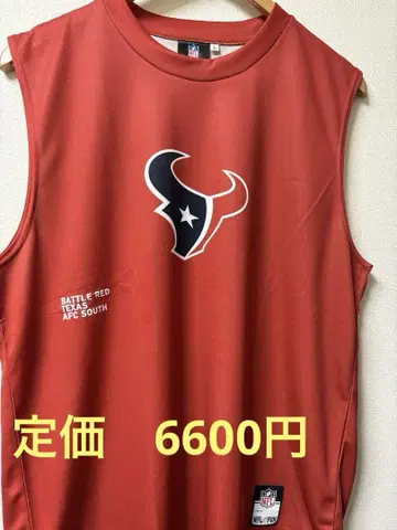NFL 텍산스 배틀레드 슬리브리스 셔츠