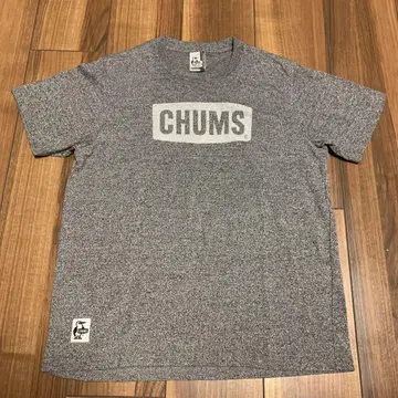 [새상품급] CHUMS 참스 로고 티셔츠 여성용 L 사이즈 그레이