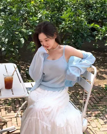 BEIDELLI 무지 긴팔 버튼 가디건 한국 패션 데이홀릭
